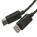 Swe-Tech 3C DisplayPort v1.2 Video Cable, 17.28 Gbit/s Data Rate for up to 4k@75Hz, DisplayPort Male, 3 foot FWT10H1-60103